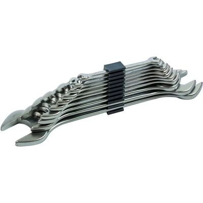 Bahco Set Steeksleutels 10-delig - 6-32mm, U-vorm, Chroom Bahco Set Steeksleutels 10-delig - 6-32mm, U-vorm, Chroom