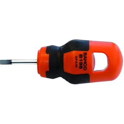 Bahco BAHCO - Cacciavite a Bocca Dritta Extra Corto - Utensile Manuale Bahco BAHCO - Cacciavite a Bocca Dritta Extra Corto - Utensile Manuale
