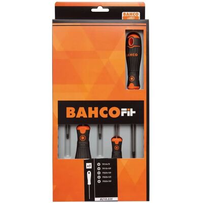 Set di 5 cacciaviti Bahco B219.035 - Torx Set di 5 cacciaviti Bahco B219.035 - Torx