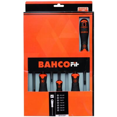 Zestaw 7 śrubokrętów Bahco PZ + Torx Zestaw 7 śrubokrętów Bahco PZ + Torx