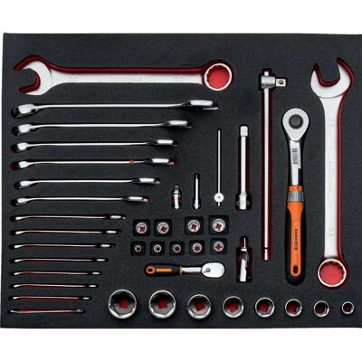 Bahco - Fit&Go - 41-teilig - Steckschlüssel-Satz Bahco - Fit&Go - 41-teilig - Steckschlüssel-Satz