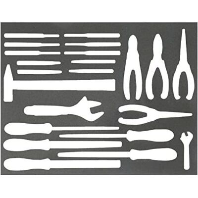 Bahco Werkzeug-Set - 22-teilig mit Schaumstoffeinsatz Bahco Werkzeug-Set - 22-teilig mit Schaumstoffeinsatz