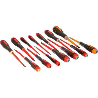 Bahco Schraubenzieher-Set - Ergonomisch, VDE-Isoliert, 14 Stück Bahco Schraubenzieher-Set - Ergonomisch, VDE-Isoliert, 14 Stück