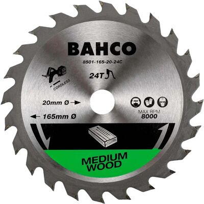 Bahco Kreissägeblatt - Tungsten-Carbid 24Z 136mm-20mm Bahco Kreissägeblatt - Tungsten-Carbid 24Z 136mm-20mm