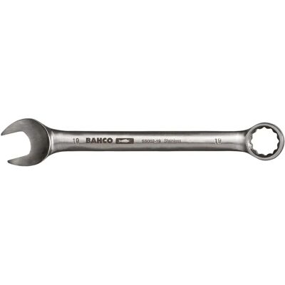 Bahco Chiave a Anello in Acciaio Inox 19mm - 195mm - Durevole e Resistente alla Corrosione Bahco Chiave a Anello in Acciaio Inox 19mm - 195mm - Durevole e Resistente alla Corrosione