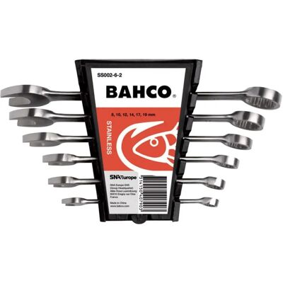 Bahco SS002-6-2 Edelstahl Kombinationsschlüssel-Set - Schlüsselset Bahco SS002-6-2 Edelstahl Kombinationsschlüssel-Set - Schlüsselset