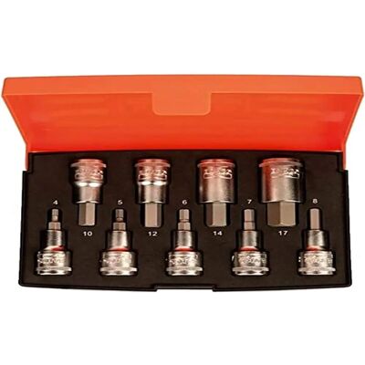 Ensemble de douilles Torx Bahco S9TORX 1/2 pouce de 9 pièces Ensemble de douilles Torx Bahco S9TORX 1/2 pouce de 9 pièces