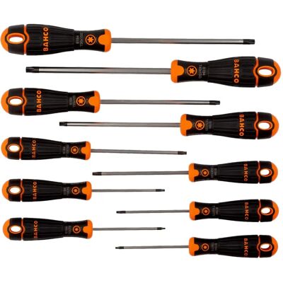 Bahco Modello - Set di Cacciaviti Torx - 10 Pezzi Bahco Modello - Set di Cacciaviti Torx - 10 Pezzi