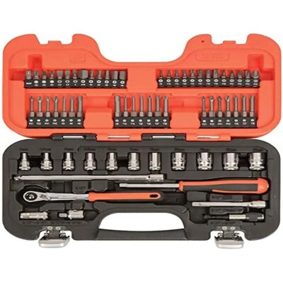 Zestaw 65 nasadek metrycznych Bahco SL65 - 1/4 cala napęd Zestaw 65 nasadek metrycznych Bahco SL65 - 1/4 cala napęd