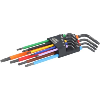 Set di chiavi Torx lunghe colorate Bahco C1997TORX/9P - Tipo Torx Set di chiavi Torx lunghe colorate Bahco C1997TORX/9P - Tipo Torx