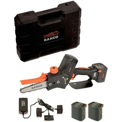 Motosega a batteria Bahco BCL15IB - 3 Batterie, taglio 110mm Motosega a batteria Bahco BCL15IB - 3 Batterie, taglio 110mm
