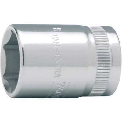 Bahco 7400SM-10 Zeskantige Socket - 10mm, 3/8" aandrijving, Staal Bahco 7400SM-10 Zeskantige Socket - 10mm, 3/8" aandrijving, Staal