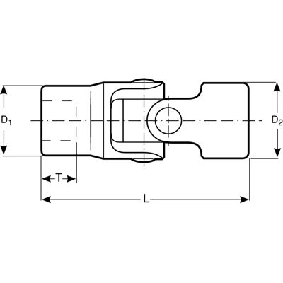 Bahco - Douille articulée à 12 points 7 mm - 1/4" Carré - Socket - Publicité Bahco - Douille articulée à 12 points 7 mm - 1/4" Carré - Socket - Publicité