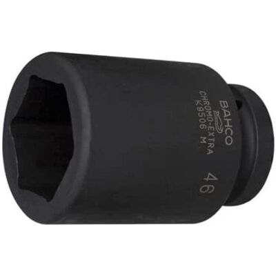 Bahco Impact Socket - 30mm, 110mm length, 1-inch drive, Steel alloy Bahco Impact Socket - 30mm, 110mm length, 1-inch drive, Steel alloy