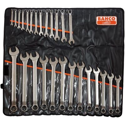 Bahco 8-teiliges Schraubenschlüssel-Set - 6x7 bis 20x22 mm - Stahl Bahco 8-teiliges Schraubenschlüssel-Set - 6x7 bis 20x22 mm - Stahl