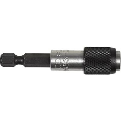 Bahco Magnetic Bit Holder - 60mm, Silver, Quick-release, Model KM653-QR-1P Bahco Magnetic Bit Holder - 60mm, Silver, Quick-release, Model KM653-QR-1P