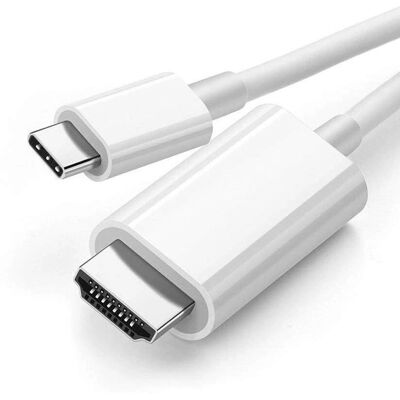 INF USB-C to HDMI Kaapeli 4K UHD 2 Valkoinen - HDMI Kaapeli INF USB-C to HDMI Kaapeli 4K UHD 2 Valkoinen - HDMI Kaapeli