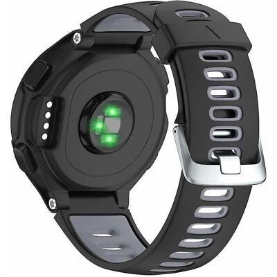 Garmin Forerunner 220/230/235/620/630/735XT Armbånd - Sort/Grau Garmin Forerunner 220/230/235/620/630/735XT Armbånd - Sort/Grau