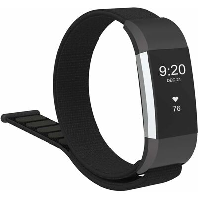 Pulseira de nylon INF Fitbitharge 2 Preta - Pulseira Pulseira de nylon INF Fitbitharge 2 Preta - Pulseira