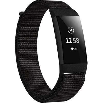 Bracelet en nylon INF Fitbit Charge 3/4 - Respirant & Ajustable - Publicité Bracelet en nylon INF Fitbit Charge 3/4 - Respirant & Ajustable - Publicité