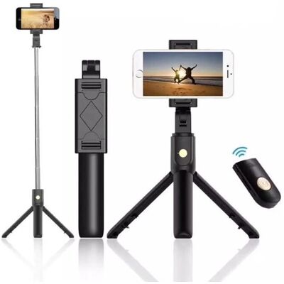 INF Selfie-stik tripod med trådløs fjernbetjening - Selfie-stik tripod INF Selfie-stik tripod med trådløs fjernbetjening - Selfie-stik tripod