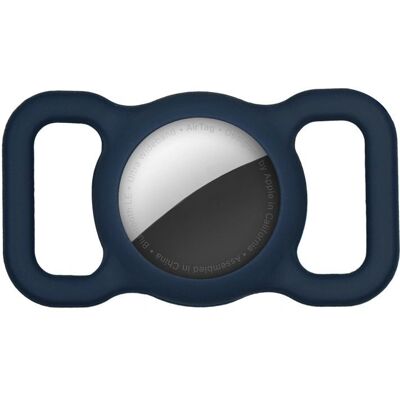 Support INF Apple AirTag pour Collier d'Animal en Silicone Foncé - Accessoire Support INF Apple AirTag pour Collier d'Animal en Silicone Foncé - Accessoire