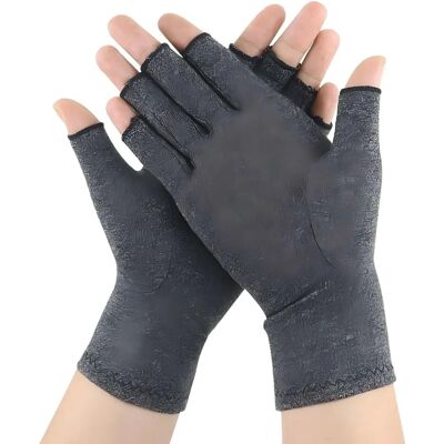 INF Compression Gloves - Grey L INF Compression Gloves - Grey L
