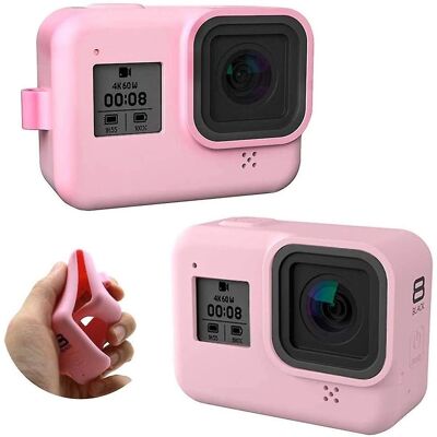 Coque en Silicone Rose INF & Accessoires pour GoPro Hero 8 - Protection et Accessoires - Publicité Coque en Silicone Rose INF & Accessoires pour GoPro Hero 8 - Protection et Accessoires - Publicité