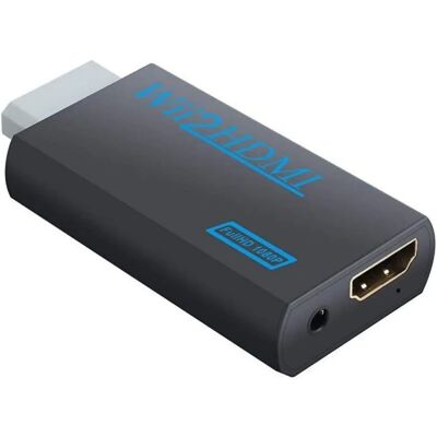 Adaptateur INF Nintendo Wii vers HDMI - Full HD 1080p - Noir - Publicité Adaptateur INF Nintendo Wii vers HDMI - Full HD 1080p - Noir - Publicité
