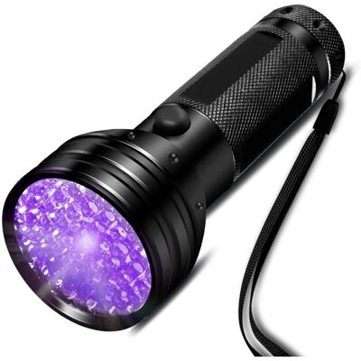 Lampe UV INF - 51 LED 395nm Étanche Compacte Lampe UV INF - 51 LED 395nm Étanche Compacte