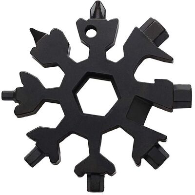 INF Outil multifonction 18-en-1 Flocon de neige Noir INF Outil multifonction 18-en-1 Flocon de neige Noir