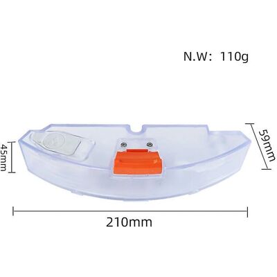 INF Vandringsbeholder til Xiaomi Roborock G10 - Transparent/Orange - 21x5.9x4.5cm INF Vandringsbeholder til Xiaomi Roborock G10 - Transparent/Orange - 21x5.9x4.5cm