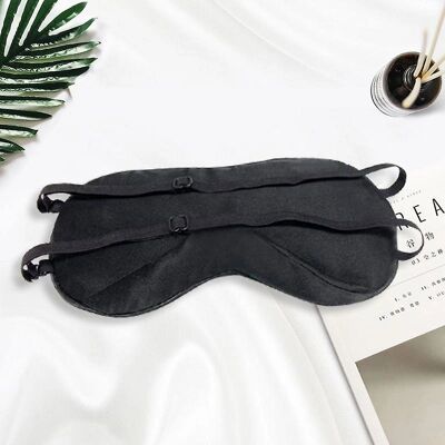 INF Sovemaske Sort - Justerbar silke sovemaske INF Sovemaske Sort - Justerbar silke sovemaske