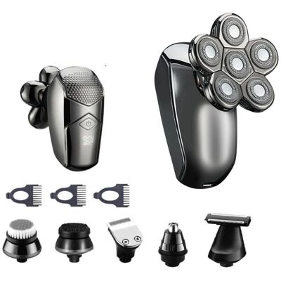Tondeuse 6 en 1 INF Tête & Visage - Ergonomique, Étanche, 12 Accessoires Inclus - Publicité Tondeuse 6 en 1 INF Tête & Visage - Ergonomique, Étanche, 12 Accessoires Inclus - Publicité