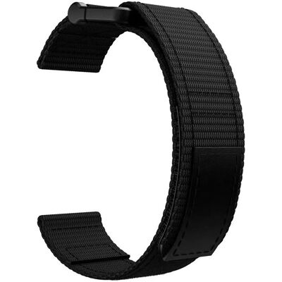 INF Garmin Fenix 6X/5X/3/3 HR Nylon Schwarz Armband INF Garmin Fenix 6X/5X/3/3 HR Nylon Schwarz Armband