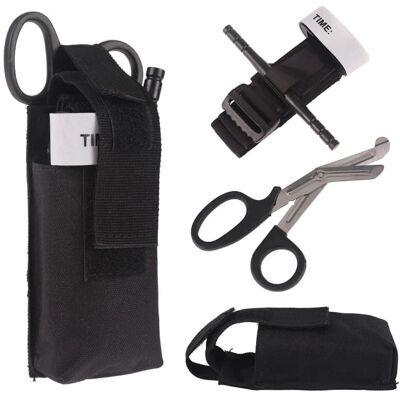 INF Brand Emergency Kit - Trauma Scissors, Tourniquet, Molle Bag INF Brand Emergency Kit - Trauma Scissors, Tourniquet, Molle Bag