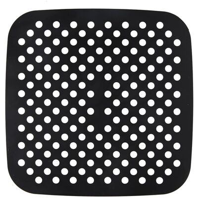 Insertion en silicone INF pour Airfryer Carré 19x19 Noir - Publicité Insertion en silicone INF pour Airfryer Carré 19x19 Noir - Publicité