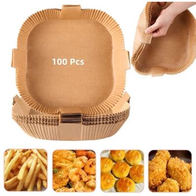 INF Friteuse à Air - Papier absorbant jetable - Naturel - Accessoires de cuisine - Publicité INF Friteuse à Air - Papier absorbant jetable - Naturel - Accessoires de cuisine - Publicité
