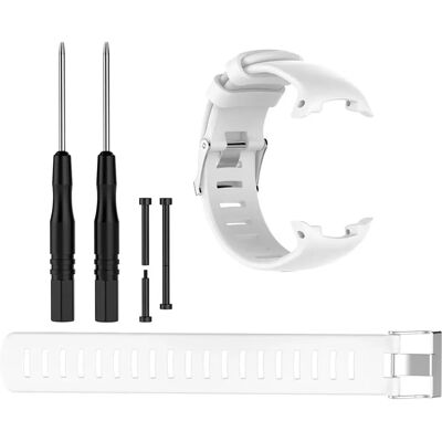 INF Bracelet silicone blanc pour montre Suunto44i Novo - Publicité INF Bracelet silicone blanc pour montre Suunto44i Novo - Publicité