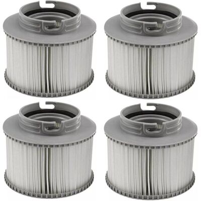 INF Mærke Model FD2089 - Poolfilter - Grå - 4 stk INF Mærke Model FD2089 - Poolfilter - Grå - 4 stk