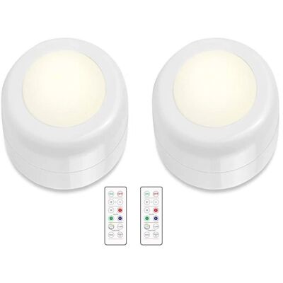 INF RGB LED spotit - Kauko-ohjain - 2-pack INF RGB LED spotit - Kauko-ohjain - 2-pack