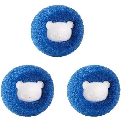 INF Pesupallo - Karvanpoistaja 3-pack - Sininen - Pesupallo INF Pesupallo - Karvanpoistaja 3-pack - Sininen - Pesupallo