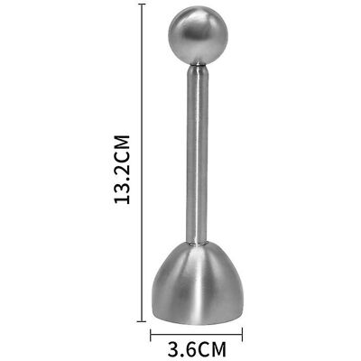 INF Eierknacker - Edelstahl, Silber, 13,2x3,6 cm - Eierknacker INF Eierknacker - Edelstahl, Silber, 13,2x3,6 cm - Eierknacker