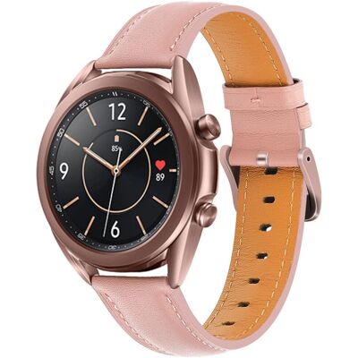 Bracelet en Cuir INF pour Samsung Galaxy Watch 3 Rose - Bracelet de montre - Publicité Bracelet en Cuir INF pour Samsung Galaxy Watch 3 Rose - Bracelet de montre - Publicité