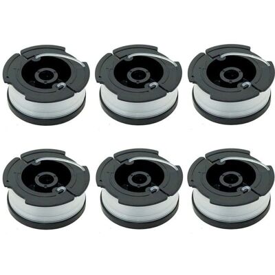 INF 6er Pack Drahtspulen für Rasentrimmer - Für Black & Decker INF 6er Pack Drahtspulen für Rasentrimmer - Für Black & Decker