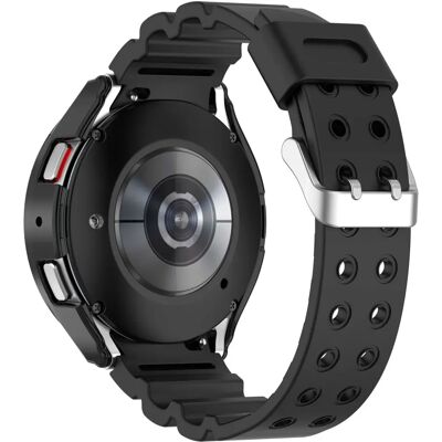 INF Bracelet en silicone pour Samsung Galaxy Watch5/4 - Noir - Publicité INF Bracelet en silicone pour Samsung Galaxy Watch5/4 - Noir - Publicité