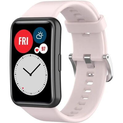 INF Pulseira Rosa para Huawei Watch Fit - Pulseira para Huawei Watch Fit (TIA-B09/TIA-B19) & Variações INF Pulseira Rosa para Huawei Watch Fit - Pulseira para Huawei Watch Fit (TIA-B09/TIA-B19) & Variações