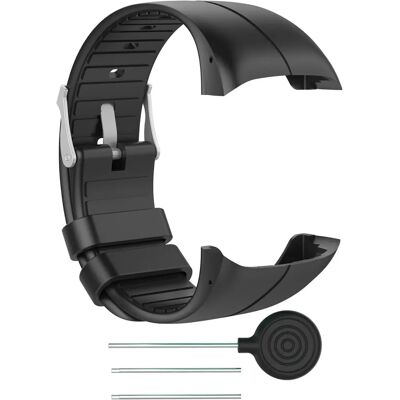 Bracelet de montre INF Polar M400/M430 - Bracelet en silicone noir - Publicité Bracelet de montre INF Polar M400/M430 - Bracelet en silicone noir - Publicité