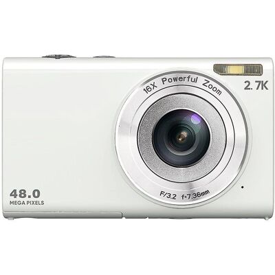 INF 48MP 2.7K Digitalkamera - Weiß - Digitalkamera INF 48MP 2.7K Digitalkamera - Weiß - Digitalkamera