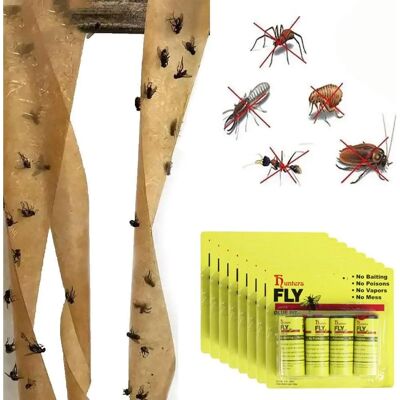 INF Piège à Mouches Rouleau de Papier 16 pièces INF Piège à Mouches Rouleau de Papier 16 pièces